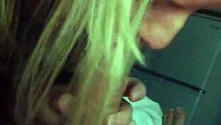 cute blonde 18 year old interacting with older person