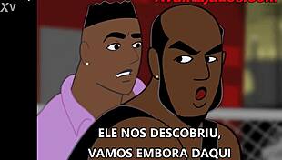 gay cartoon hero with big ass