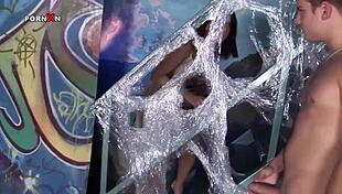 fetish harlot, bend over for that monster cock facial