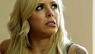 Petite Babe Strokes Masseur's Cock Hard