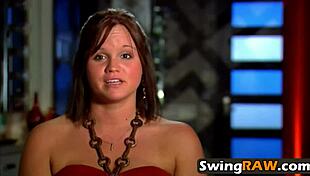 Real footage from red room at Playboy mansion with couples and groups