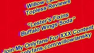 Willow Lanskys Topless Food Reviews Double Feature Lesters Fixins Buffalo Wing Soda Cock Cola