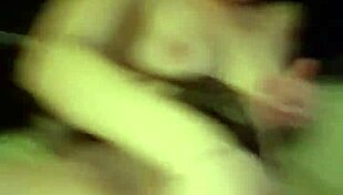 Amateur fucking a big dildo.