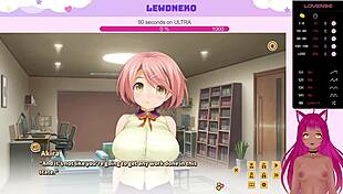 Lewdneko Plays Seductive Game With Big Tits