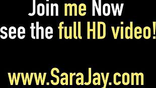 Wah, Sara Jay Ni Nympho Gila, Saya Tak Boleh Tangani Dia Bengkok Dalam Stoking Untuk Kote Hitam Besar... Damn!