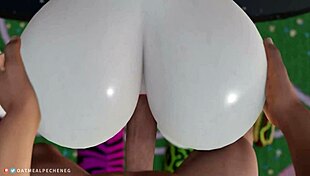 Chica from fnaf taking anal in furry game pov