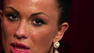 Glam Babe Sucks Cock Until Facial