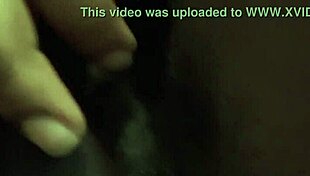 She VIBRATED her HAIRY ebony PUSSY until ORGASM