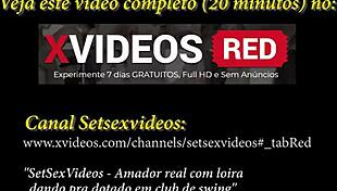 blonde couple dancing and enjoying a big cock blowjob at the night club