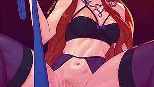 Vampire Girl Gets Big Ass Creampied by Monster in Hentai Compilation