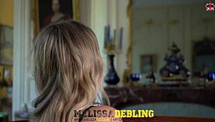 blonde melissa debling in casual scene