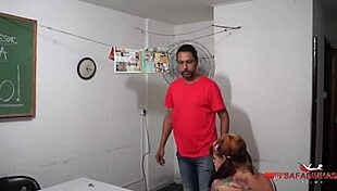 professor badaro fucks in the school with big cock and cum