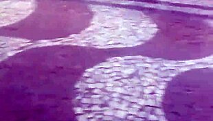 Tasty Brunette with Legs at Bus Stop