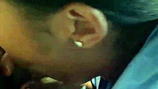 brunette slut sucks it all and swallows every drop with passion