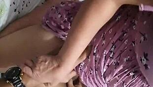 During the siesta, she said 'don't let me rest,' but I insisted on some fun, and it was totally worth it with that cute milf.