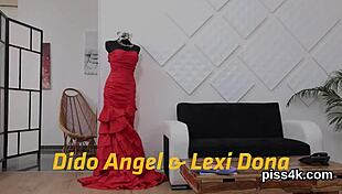 Elegant Lesbian Teens Get Splashed With Pee And Squirt Wet Twats 😱