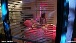 Busty college babe gets intense anal fucking.