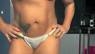 Wow, guided handjob with panty choice for boyfriend!