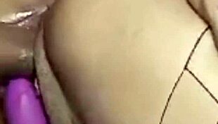 Latina couple breaks ass with thick cock and cucumber