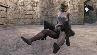 Smashing hentai blonde Charlotte in wild Fallout 4 action