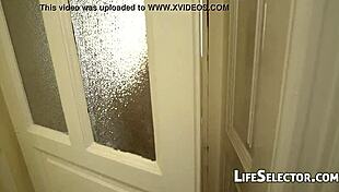Sneaky voyeur gets a surprise
