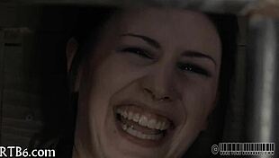 beautiful woman engages in playful teasing