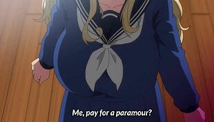 Blonde busty hentai girl in action 😘