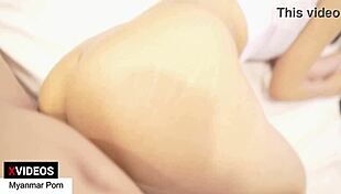 Cute asian teacher demonstrates sex education with amateur students