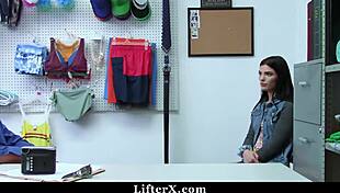 Creepy Officer Fucks Shoplifter Teen In Outdoor Interview