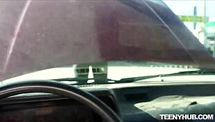 Cassandra in pink lingerie lust outdoor cowgirl