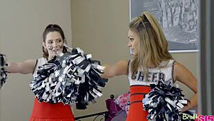 Athena faris brattysis cheerleader not sister practices bold cheer routines intensely