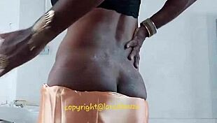 Indian Crossdresser Lara Dsouza Performs Sexy Assfucking In Saree With BDSM.