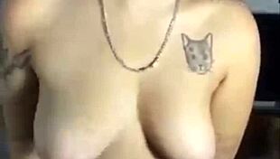 I am a busty brazilian riding toys and dildos in my showcam.