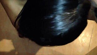Two asian teen 18+ chicks blowing his dick in private homemade fun 😈