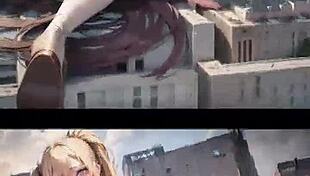 Explore the giantess hentai collection with huge tits and tall figures