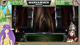 Грубый лесбийский куннилингус с беременными аниме-персонажами в Inquisitor Trainer