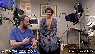 I’m like, so nervous becoming doctor-tampa, givin’ Rebel Wyatt them hitachi orgasms for college physical… wow!