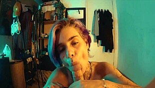 I Gave A Sloppy, Skinny Pretty Blowjob To His Fetish Cock In A Detailed Scene