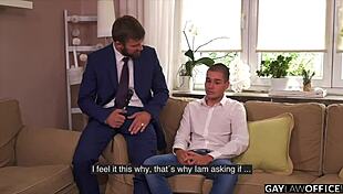 Steven Gowler Turns Gay Office Threesome Into Bareback Passion