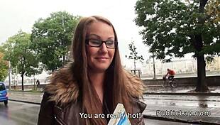 I watched this Hungarian babe from the street get fucked POV in my flat