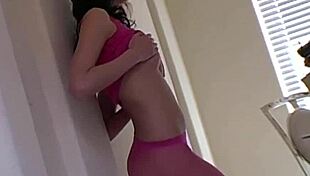 Taylor teen teasing camera stripping off lingerie