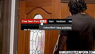 Remaja Blonde Kecil Haus Aksi Kontol Hitam Besar