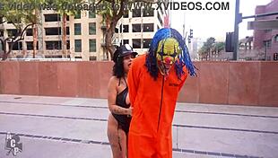 Officer Ramos arrests Gibby the clown for public porn, turns sexy 😏