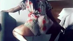 Ebony sluts on Instagram tease with panties and twerk intensely