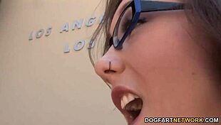 Lesbian Stace Lane punishes Sin Sage in raw interracial girl-on-girl action