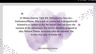 feeling the denial as femdom guides your jerk off session