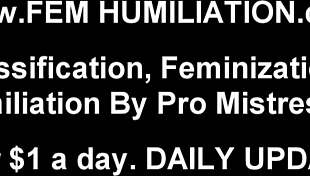 i'm not allowed to wear men's underwear anymore, humiliated in femdom