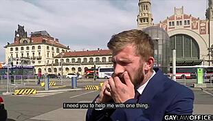 Steven Gowler Turns Gay Office Threesome Into Bareback Passion