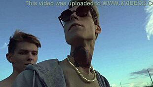 Young Cyclist Receives Handjob During Summer Ride on Bike