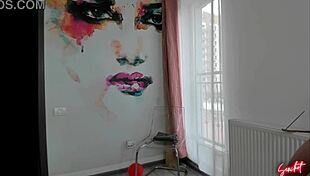 sexy lingerie blonde big tits closeup for you